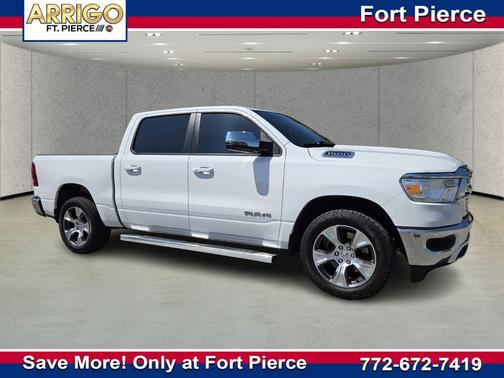 Bright White Clearcoat 2024 RAM 1500 Laramie