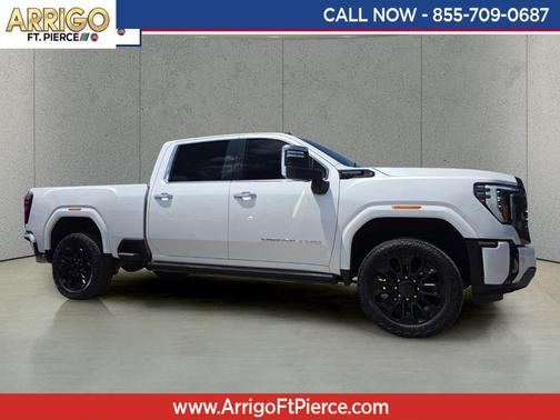 White Frost Tricoat 2024 GMC Sierra 2500 Denali Ultimate