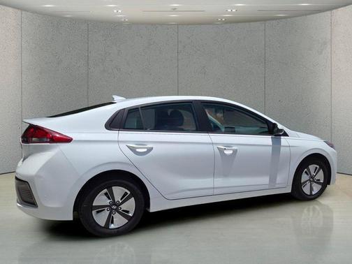 Ceramic White 2021 Hyundai IONIQ Hybrid Blue