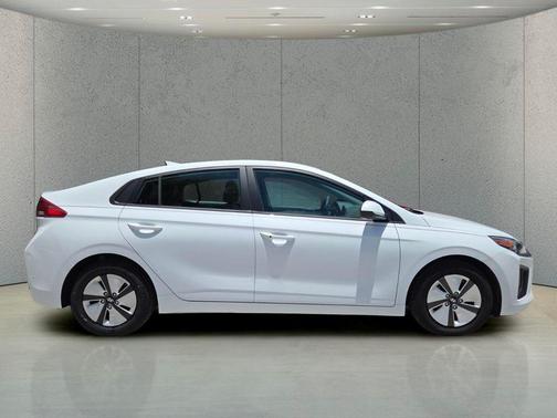 Ceramic White 2021 Hyundai IONIQ Hybrid Blue