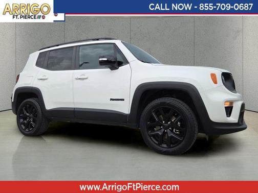 Alpine White Clearcoat 2022 Jeep Renegade Altitude