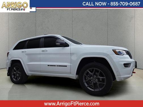 Bright White Clearcoat 2021 Jeep Grand Cherokee 80th Anniversary 4x4