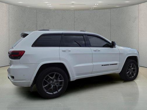 Bright White Clearcoat 2021 Jeep Grand Cherokee 80th Anniversary 4x4
