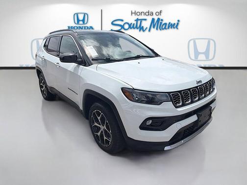 Bright White Clearcoat 2024 Jeep Compass Limited