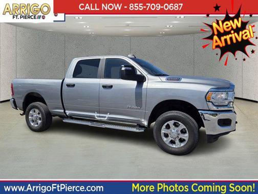 Billet Silver Metallic Clearcoat 2024 RAM 2500 Big Horn Crew Cab 4x4 6'4' Box