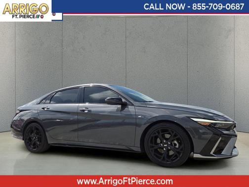 Ecotronic Gray 2024 Hyundai ELANTRA N Line