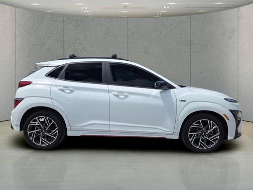 Lunar White 2023 Hyundai KONA N Line