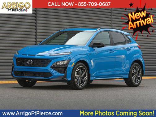 Lunar White 2023 Hyundai KONA N Line