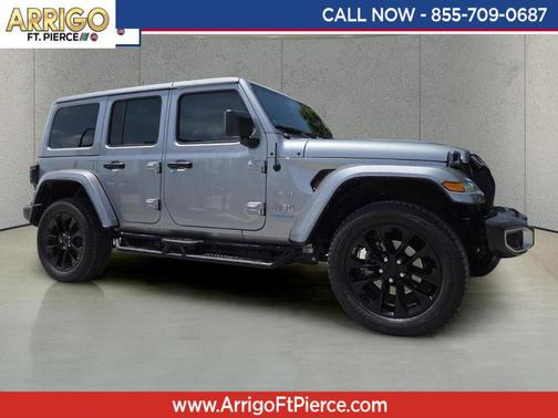 Billet Silver Metallic Clearcoat 2021 Jeep Wrangler Unlimited 4xe Sahara