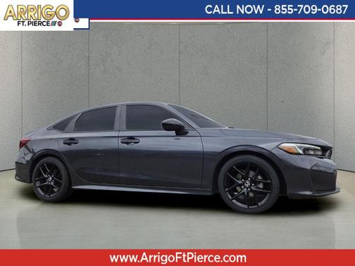 Urban Gray Pearl 2025 Honda Civic Sport