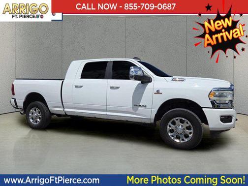 Bright White Clearcoat 2023 RAM 2500 Laramie Mega Cab 4x4 6'4' Box