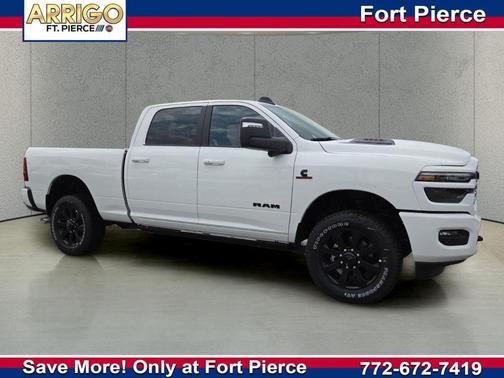 Bright White Clearcoat 2026 RAM 2500 Laramie Crew Cab 4x4 6'4' Box