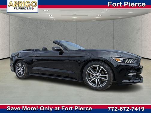 Shadow Black 2017 Ford Mustang EcoBoost Premium