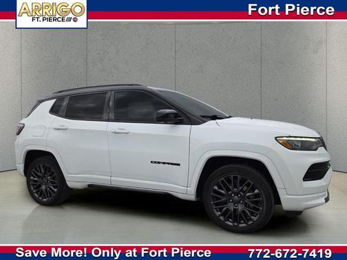 Bright White Clearcoat 2023 Jeep Compass High Altitude