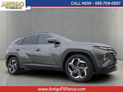 Amazon Gray 2022 Hyundai TUCSON Limited