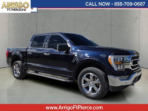 Blue Metallic 2021 Ford F-150 XLT