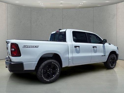 Bright White Clearcoat 2026 RAM 1500 Warlock Crew Cab 4x4 5'7' Box