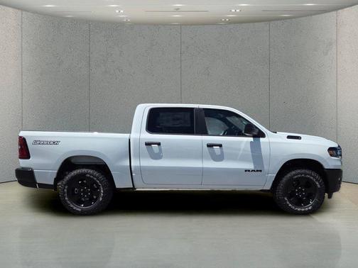 Bright White Clearcoat 2026 RAM 1500 Warlock Crew Cab 4x4 5'7' Box