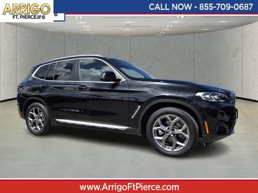 Black Sapphire Metallic 2022 BMW X3 xDrive30i