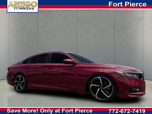 Radiant Red Metallic 2019 Honda Accord Sport 2.0T