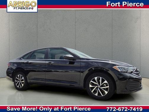 Deep Black Pearl 2024 Volkswagen Jetta 1.5T S