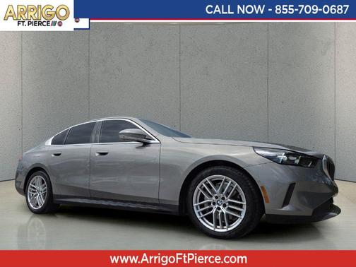 Gray Metallic 2024 BMW 530 xDrive