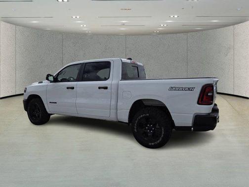 Bright White Clearcoat 2025 RAM 1500 Warlock Crew Cab 4x4 5'7' Box