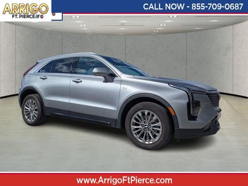 Argent Silver Metallic 2024 Cadillac XT4 Premium Luxury