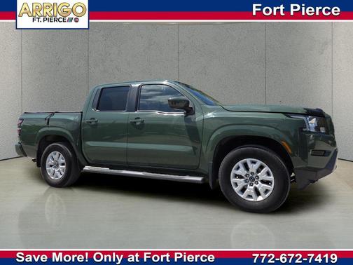 Tactical Green Metallic 2022 Nissan Frontier SV