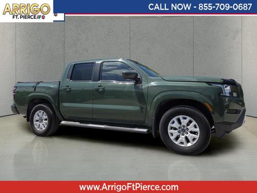 Tactical Green Metallic 2022 Nissan Frontier SV