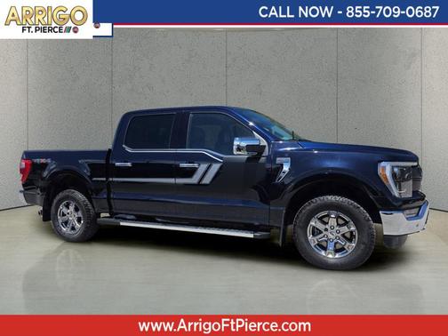 Antimatter Blue Metallic 2022 Ford F-150 Lariat