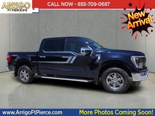 Antimatter Blue Metallic 2022 Ford F-150 Lariat