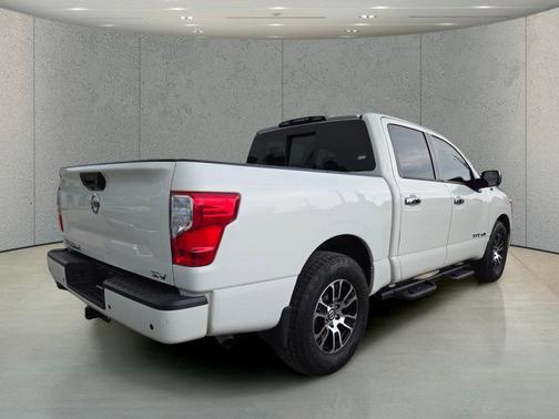 Glacier White 2021 Nissan Titan SV