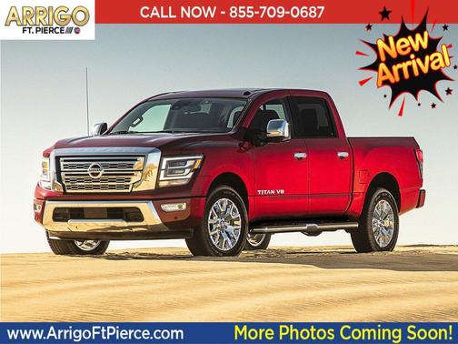 Glacier White 2021 Nissan Titan SV