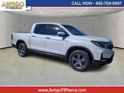 Platinum White Pearl 2023 Honda Ridgeline RTL-E