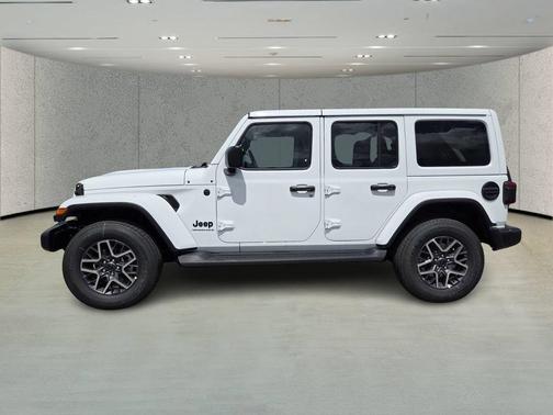 White 2026 Jeep Wrangler 4-Door Sahara 4x4