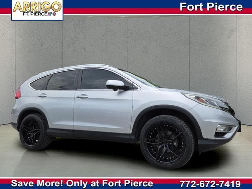 Alabaster Silver Metallic 2015 Honda CR-V EX-L