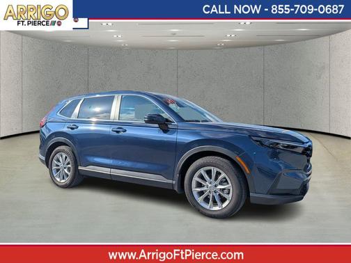 Blue 2024 Honda CR-V EX 2WD