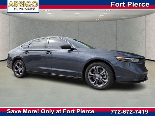 Gray 2024 Honda Accord Hybrid EX-L