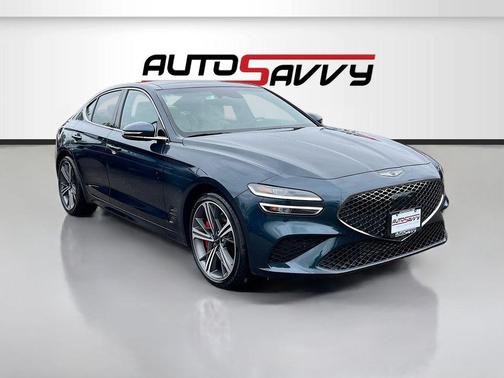 Tasman Blue 2024 Genesis G70 3.3T AWD Sport Advanced