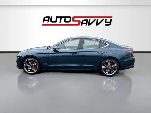 Tasman Blue 2024 Genesis G70 3.3T AWD Sport Advanced