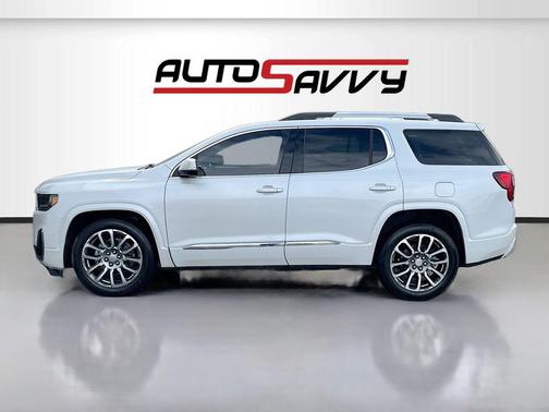 White Frost Tricoat 2023 GMC Acadia Denali