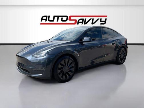 Solid Black 2024 Tesla Model Y Performance Dual Motor All-Wheel Drive