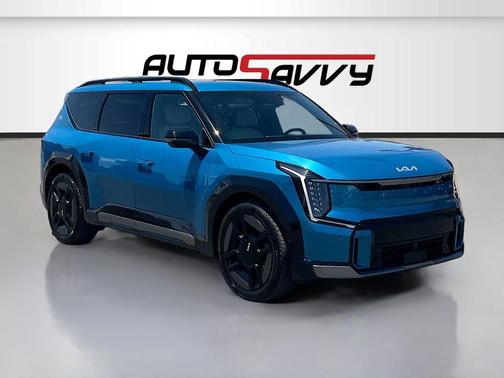 Ocean Blue 2024 Kia EV9 GT-Line