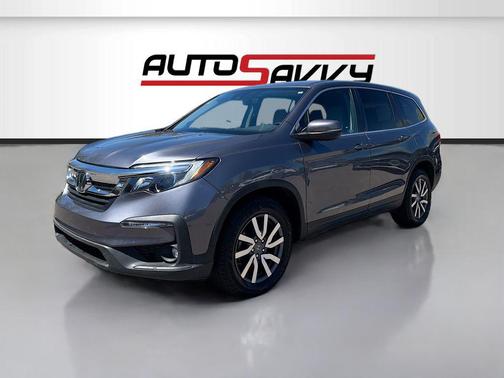 Gray 2021 Honda Pilot AWD EX-L