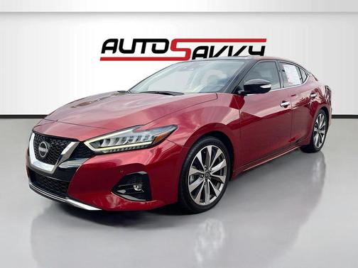 Scarlet Ember Tintcoat 2023 Nissan Maxima 3.5 Platinum