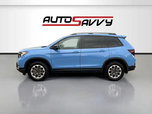 Light Blue 2024 Honda Passport AWD TrailSport