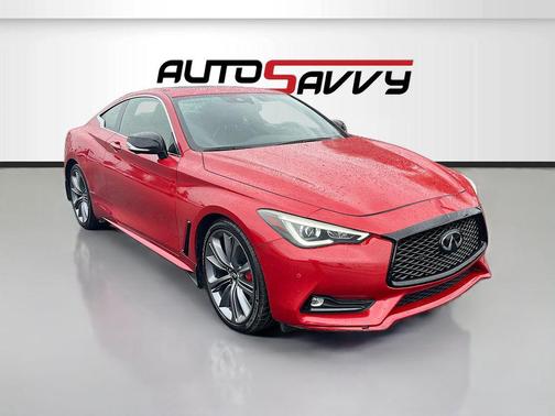 Dynamic Sunstone Red 2022 INFINITI Q60 3.0t Red Sport 400