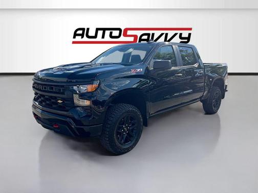 Black 2025 Chevrolet Silverado 1500 Custom Trail Boss