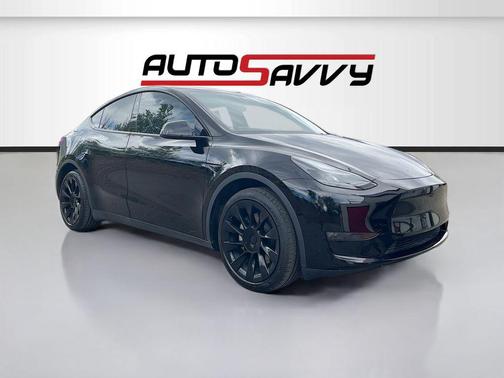 Solid Black 2024 Tesla Model Y Long Range Dual Motor All-Wheel Drive